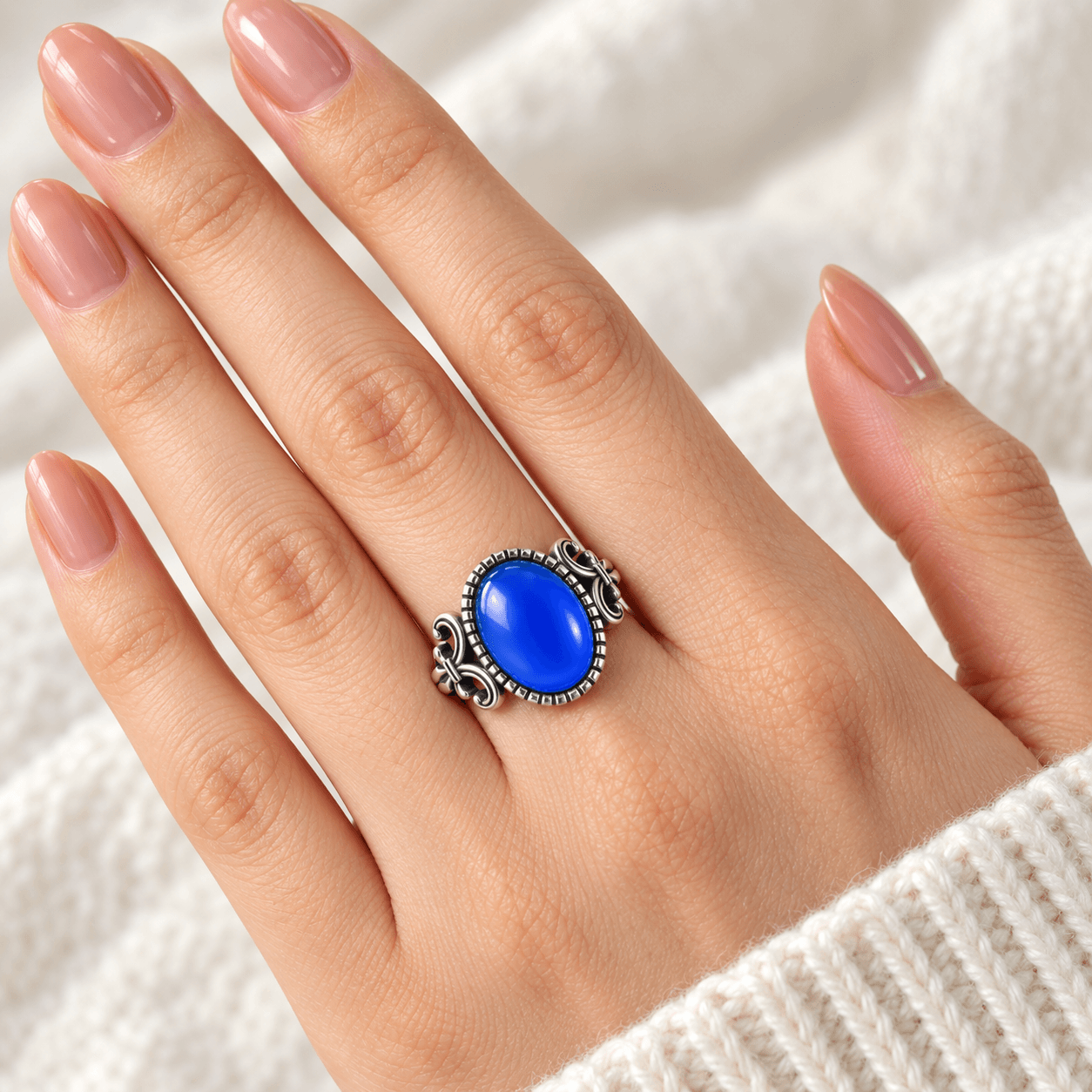 Vintage Scroll Mood Ring
