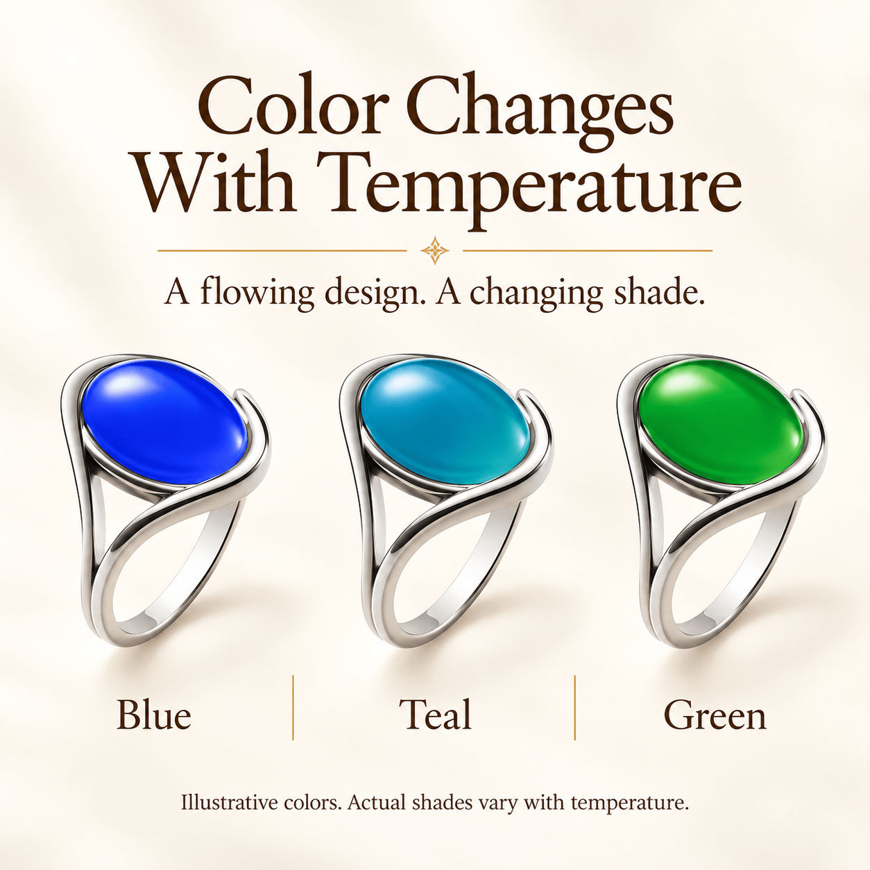 Soft Curve Mood Ring