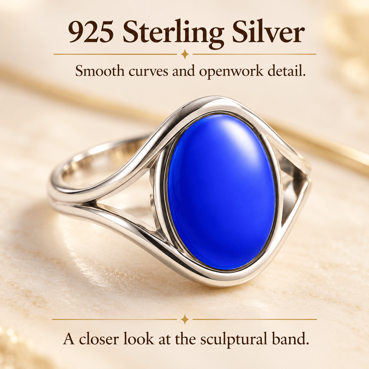 Soft Curve Mood Ring