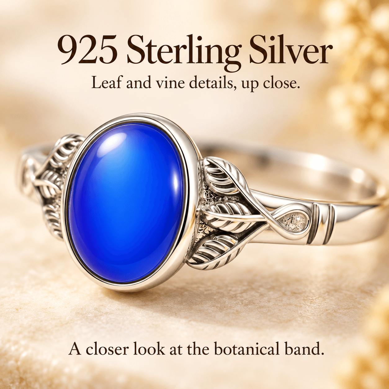 Leaf & Vine Mood Ring