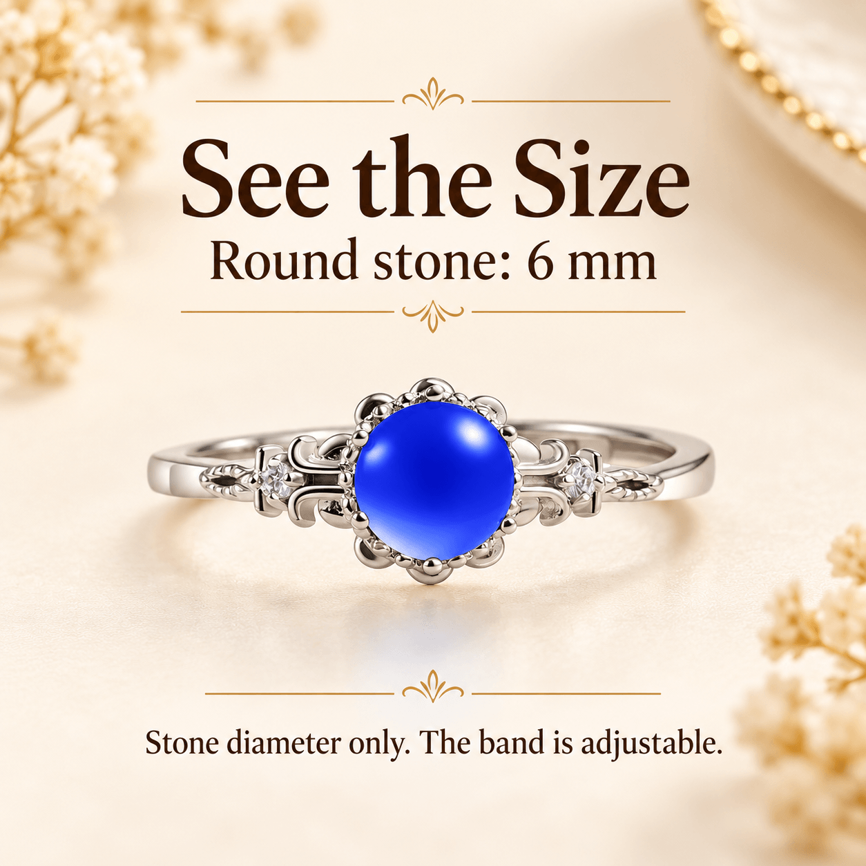 Adjustable Romantic Mood Ring