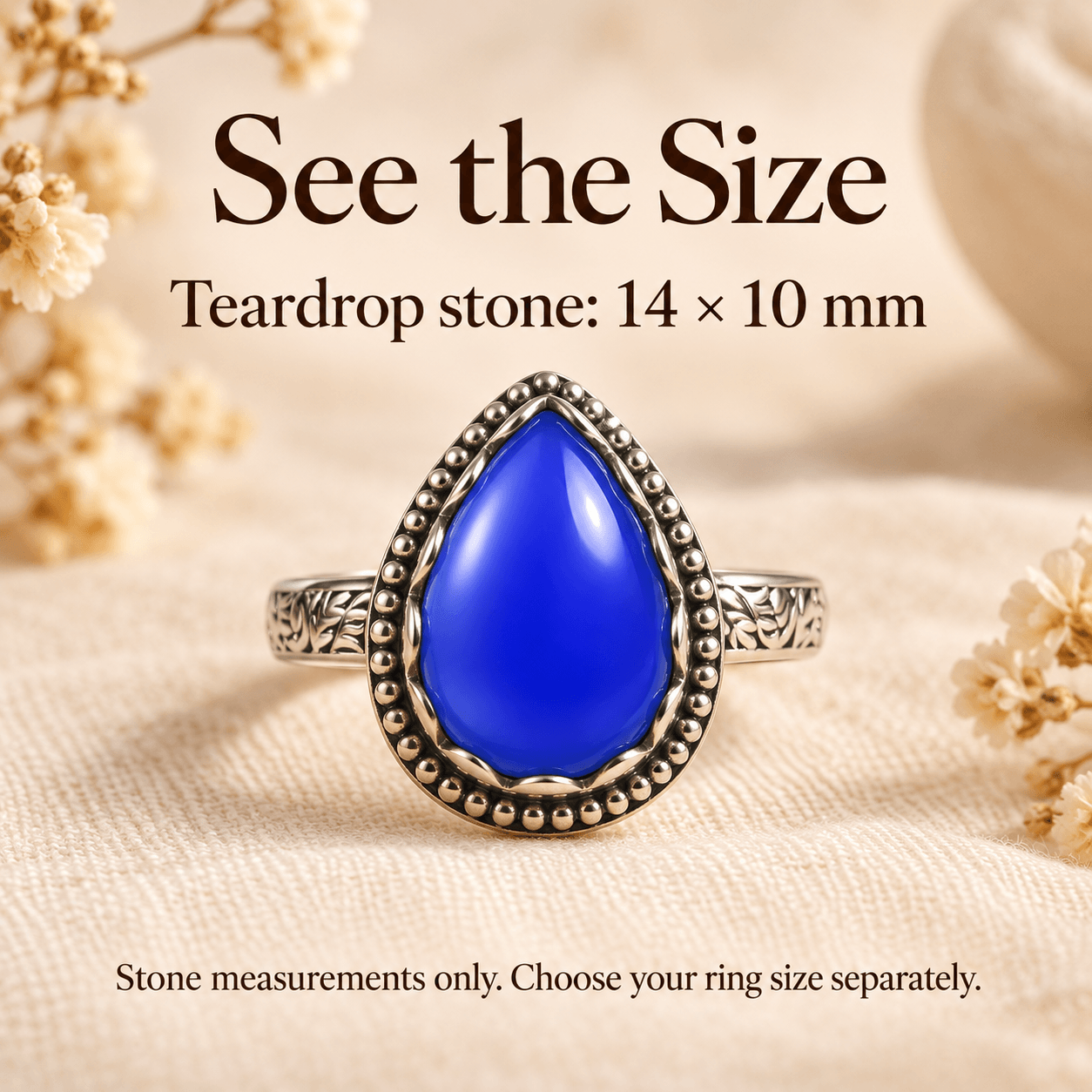 Boho Teardrop Mood Ring