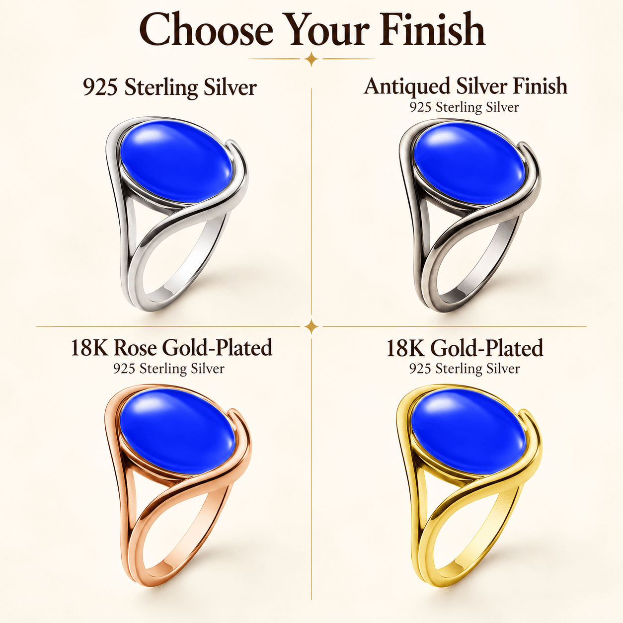Soft Curve Mood Ring