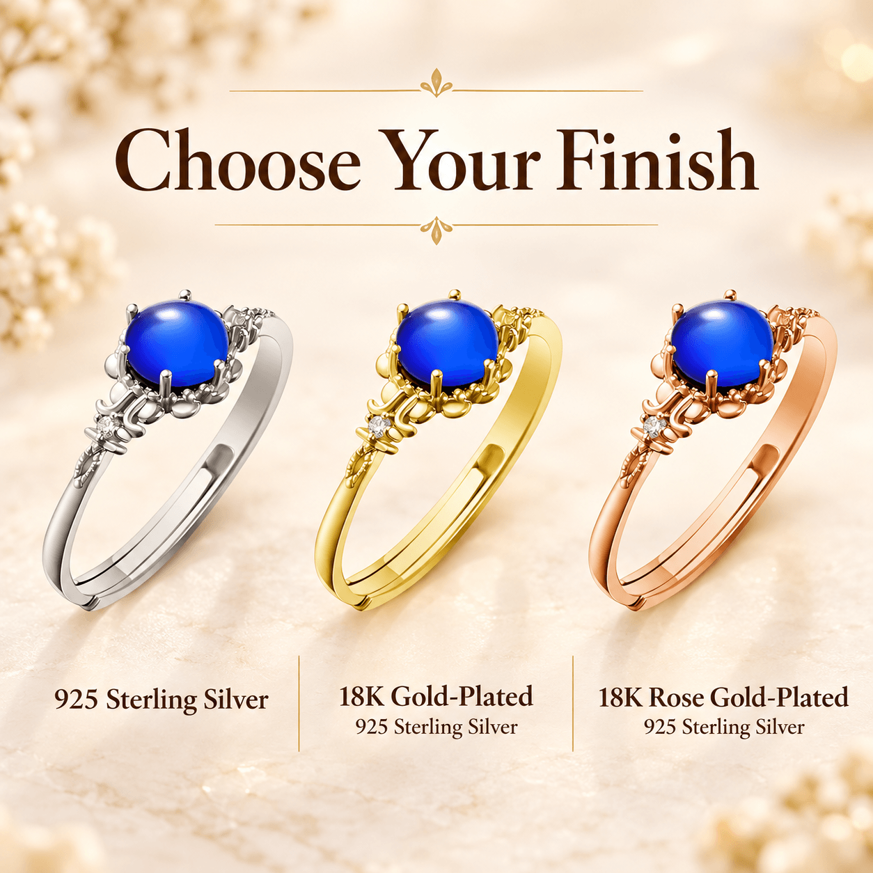 Adjustable Romantic Mood Ring