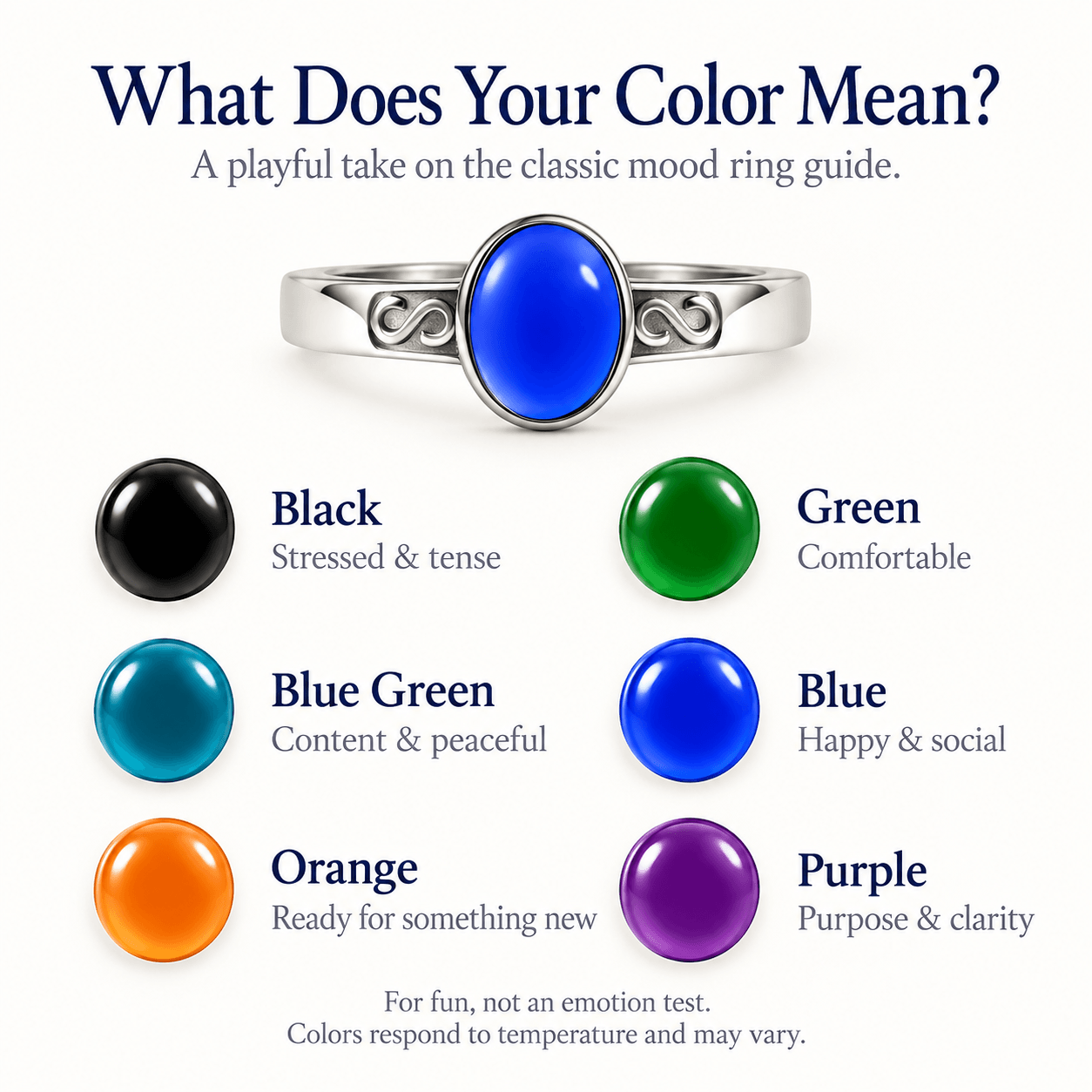 S Design Mood Ring