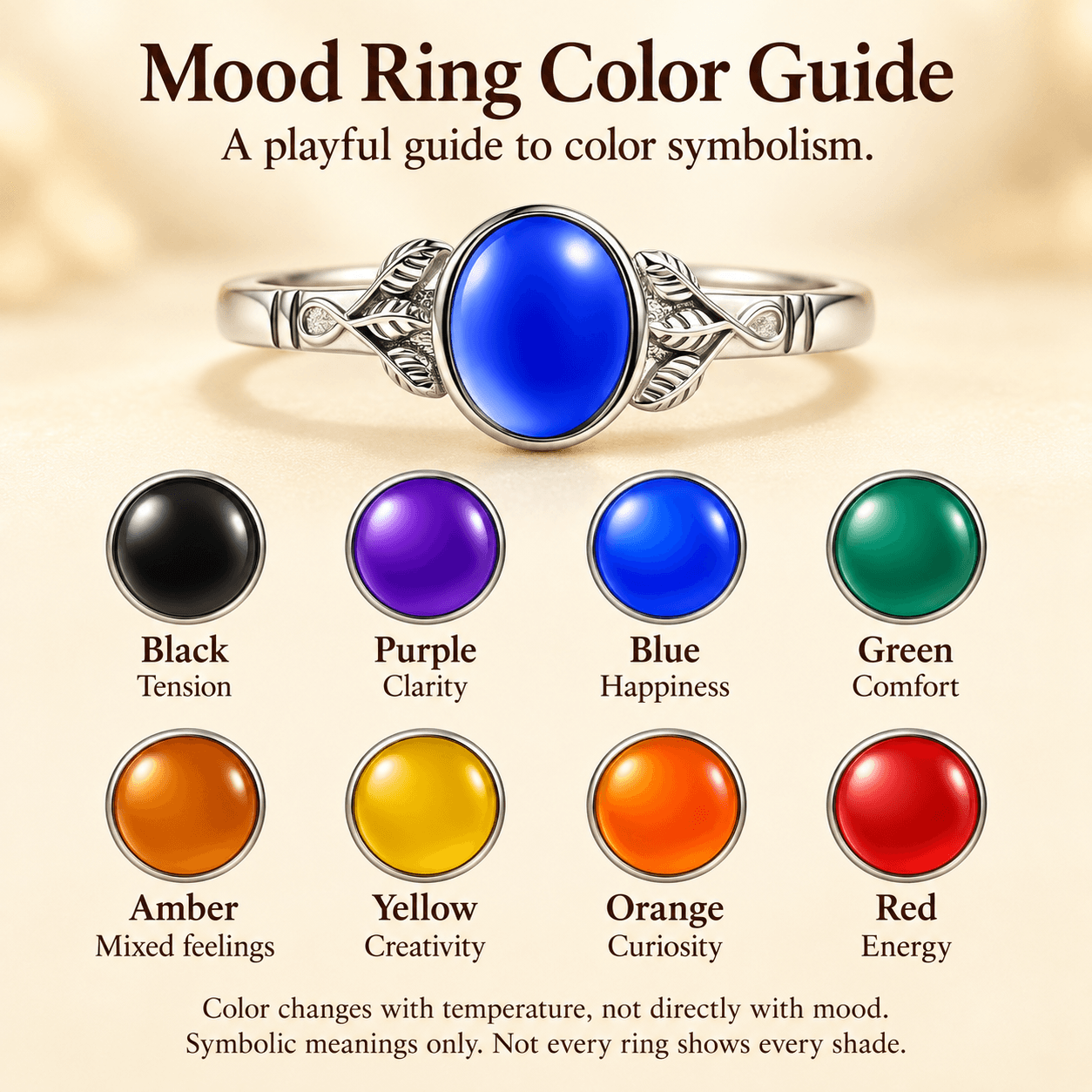 Leaf & Vine Mood Ring