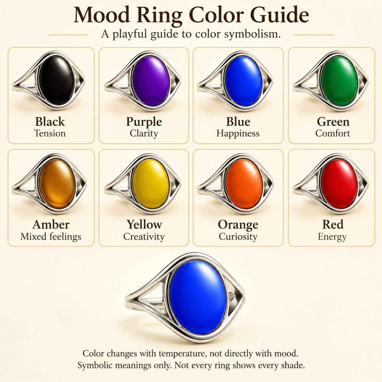 Soft Curve Mood Ring