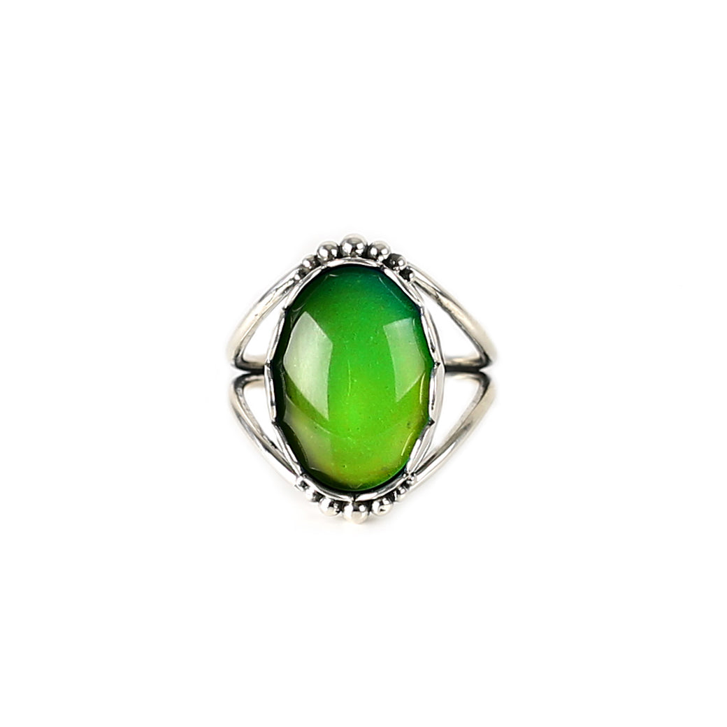 Candy Vintage Color Change Mood Ring In Sterling Silver - aurorapromise